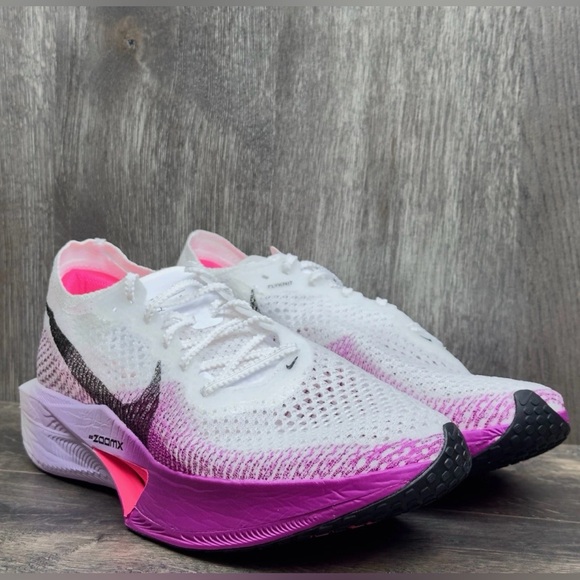 Nike ZoomX 🔥 Vaporfly Next% 3 White Vivid Purple DV4129-104 Men's 12 13 NEW - Picture 4 of 14
